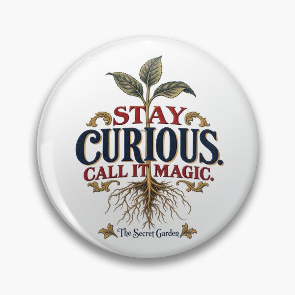 Item preview, The Secret Garden – Stay Curious, Call It Magic designed and sold by Fenay Designs.