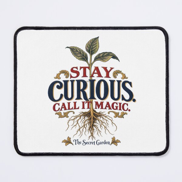 Item preview, The Secret Garden – Stay Curious, Call It Magic designed and sold by Fenay Designs.