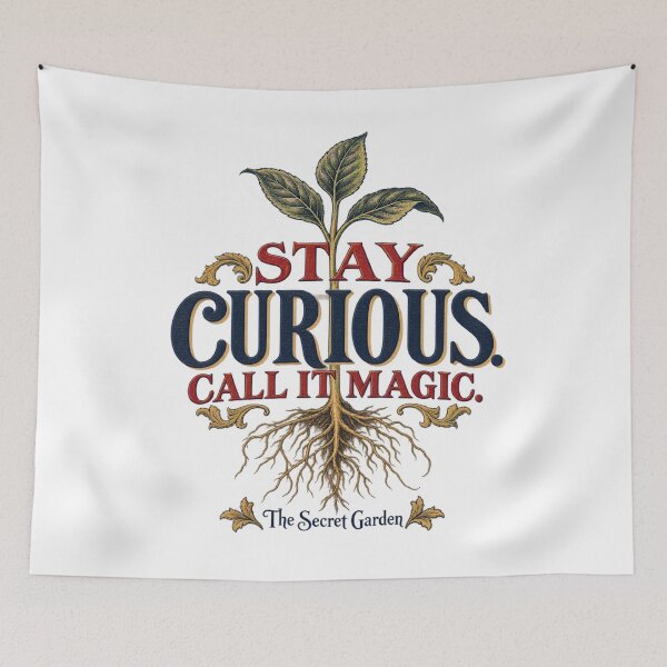 Item preview, The Secret Garden – Stay Curious, Call It Magic designed and sold by Fenay Designs.