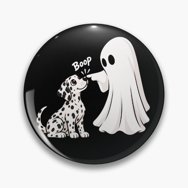 Item preview, Funny Ghost Dalmatian Dog Boop Halloween Design Mom Dad designed and sold by rafaeltto.