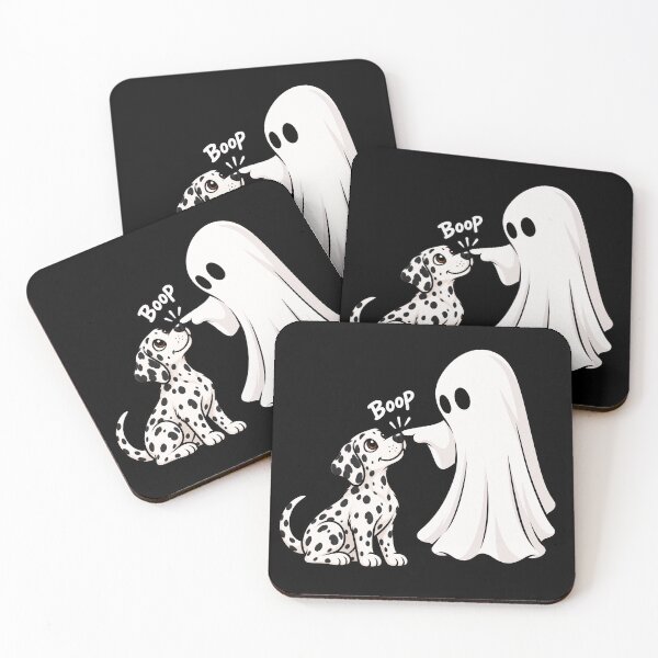 Item preview, Funny Ghost Dalmatian Dog Boop Halloween Design Mom Dad designed and sold by rafaeltto.