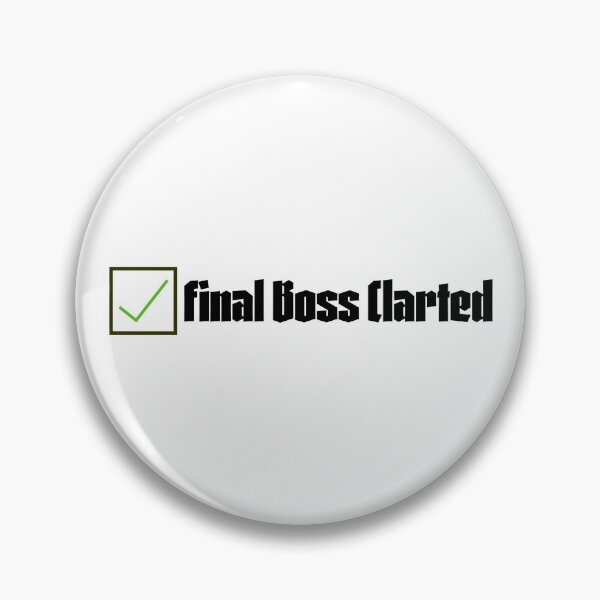 Item preview, Final Boss Clarted designed and sold by ichaza.co.uk.