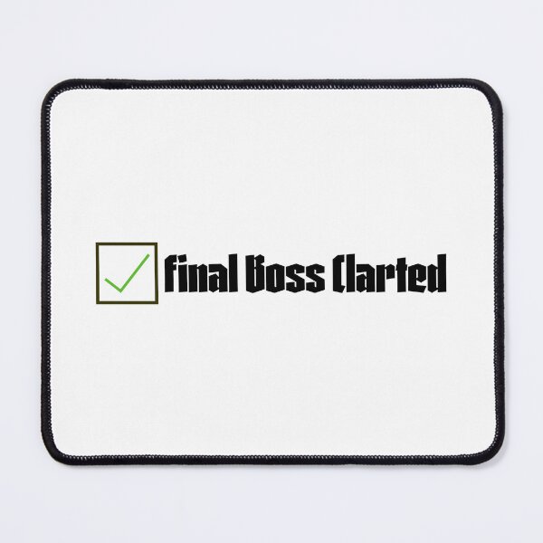 Item preview, Final Boss Clarted designed and sold by ichaza.co.uk.