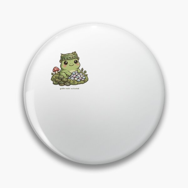Item preview, Goblin Mode Activated Frog Sticker Goblincore designed and sold by The Oakhaven Archive.