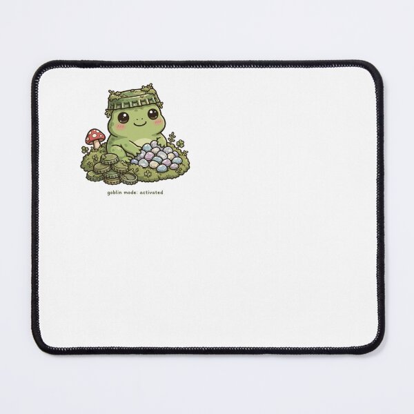 Item preview, Goblin Mode Activated Frog Sticker Goblincore designed and sold by The Oakhaven Archive.
