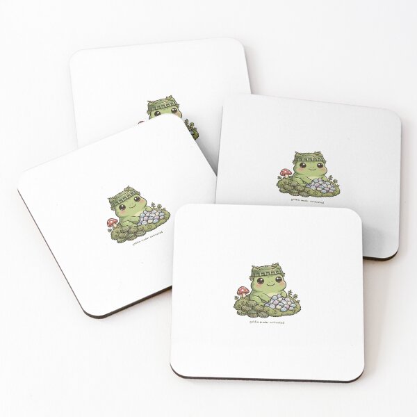 Item preview, Goblin Mode Activated Frog Sticker Goblincore designed and sold by The Oakhaven Archive.