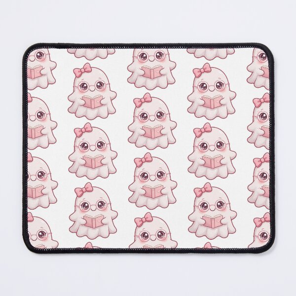 Item preview, Cute reading pink ghost designed and sold by priyankajustine.