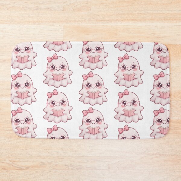 Item preview, Cute reading pink ghost designed and sold by priyankajustine.