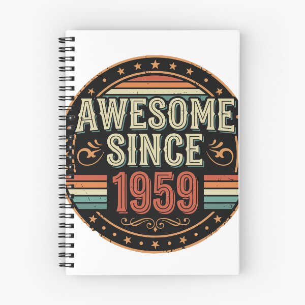 Item preview, Awesome Since 1959 Vintage Birthday Men Women designed and sold by SofiBlair.