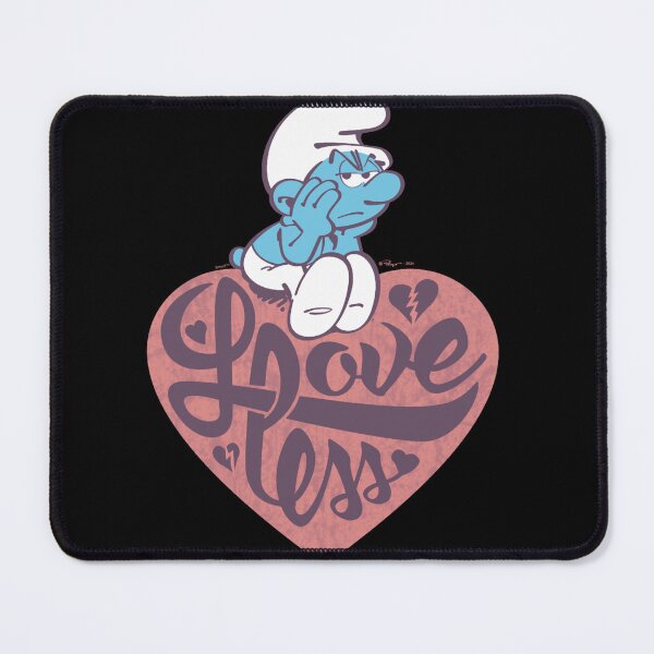 Item preview, The Smurfs Valentine's Day Grouchy Smurf Love Less Vintage Essential designed and sold by circliqueart.