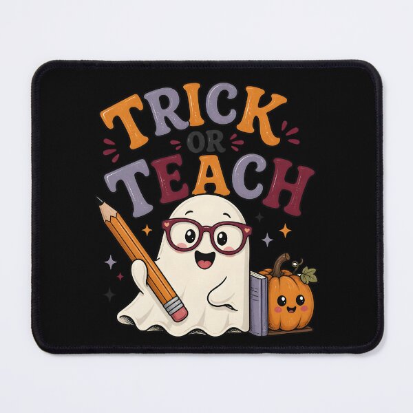 Item preview, Trick Or Teach Ghost Cute Spooky Teacher School designed and sold by KristenosNehk.