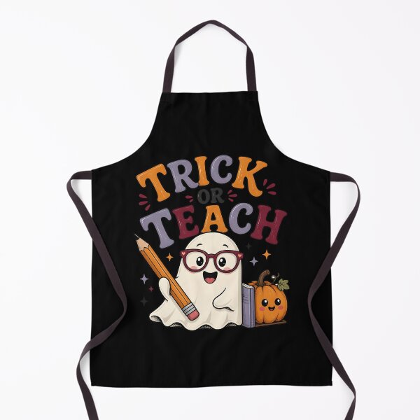 Item preview, Trick Or Teach Ghost Cute Spooky Teacher School designed and sold by KristenosNehk.