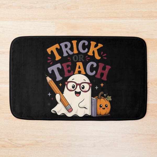 Item preview, Trick Or Teach Ghost Cute Spooky Teacher School designed and sold by KristenosNehk.