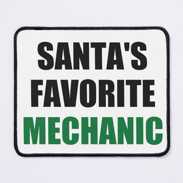 Item preview, Santas Favorite Mechanic Christmas Shirt designed and sold by Alphakenon.