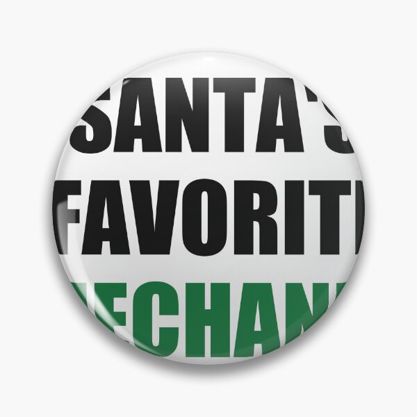 Item preview, Santas Favorite Mechanic Christmas Shirt designed and sold by Alphakenon.