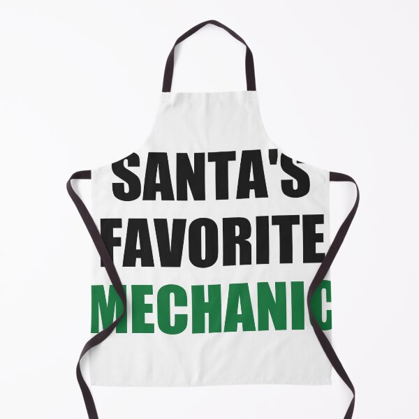 Item preview, Santas Favorite Mechanic Christmas Shirt designed and sold by Alphakenon.