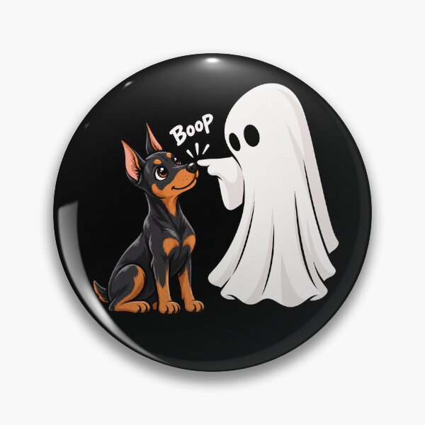 Item preview, Funny Ghost Doberman Pinscher Dog Boop Halloween Design Mom Dad designed and sold by rafaeltto.