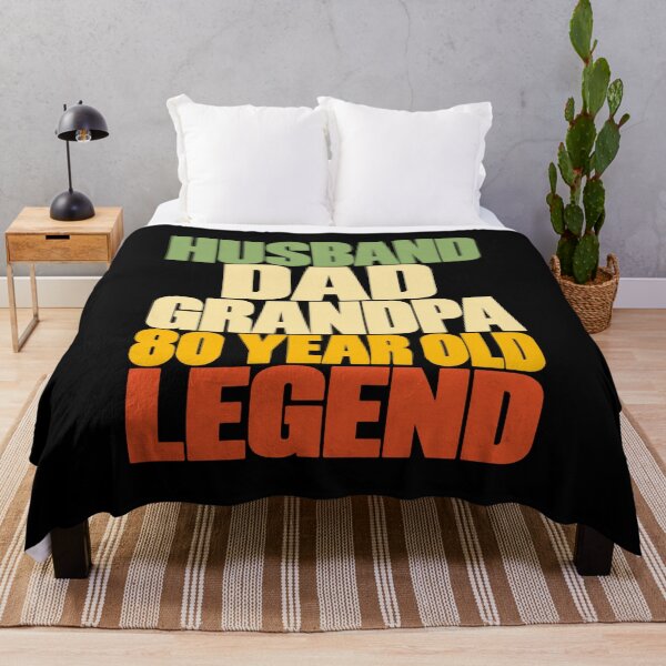Item preview, 80 Year Old Legend Husband Dad Grandpa Funny 80th Birthday Papa T-Shirt designed and sold by Trendably.