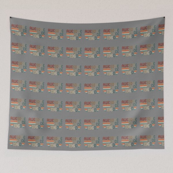 Item preview, Awesome Since 1960 Birthday Born In 1960 64th Birthday designed and sold by SofiBlair.