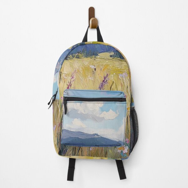Item preview, Alpine Meadow Wildflowers Mountain Valley Painting designed and sold by NatureSight.
