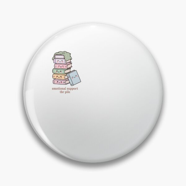 Item preview, Emotional Support TBR Pile Book Lover Sticker designed and sold by The Oakhaven Archive.