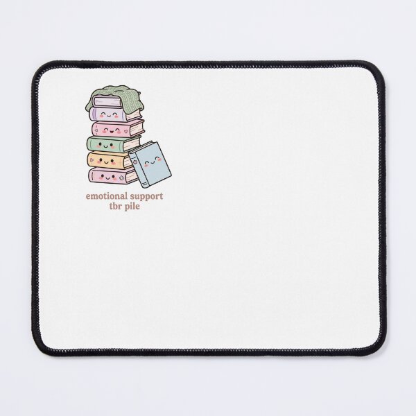 Item preview, Emotional Support TBR Pile Book Lover Sticker designed and sold by The Oakhaven Archive.
