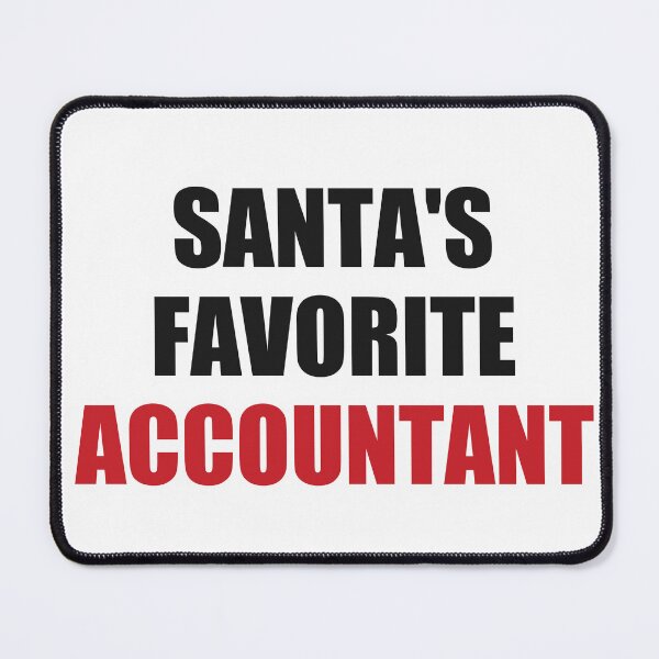 Item preview, Santas Favorite Accountant Christmas Shirt designed and sold by Alphakenon.