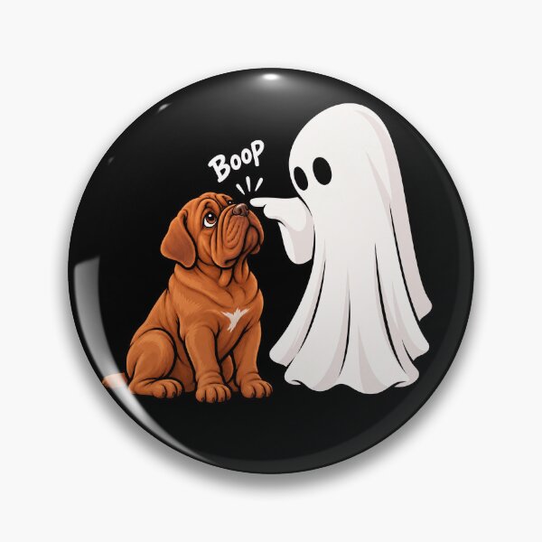 Item preview, Funny Ghost Dogue de Bordeaux Dog Boop Halloween Design Mom Dad designed and sold by rafaeltto.
