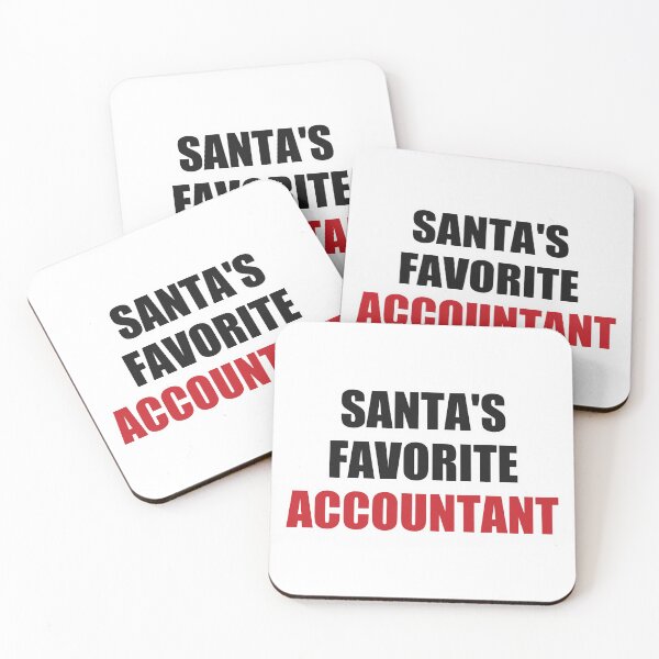 Item preview, Santas Favorite Accountant Christmas Shirt designed and sold by Alphakenon.