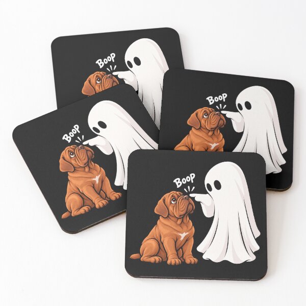 Item preview, Funny Ghost Dogue de Bordeaux Dog Boop Halloween Design Mom Dad designed and sold by rafaeltto.