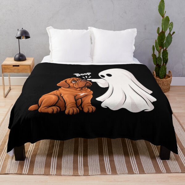 Item preview, Funny Ghost Dogue de Bordeaux Dog Boop Halloween Design Mom Dad designed and sold by rafaeltto.