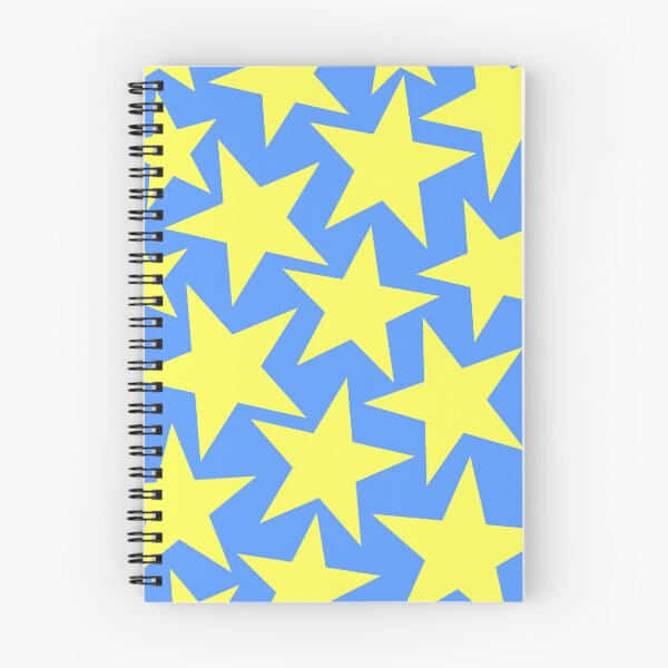 Item preview, Large Stars Yellow and Blue designed and sold by Jeallan Designs.