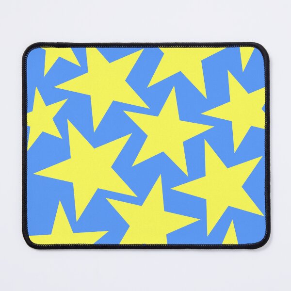 Item preview, Large Stars Yellow and Blue designed and sold by Jeallan Designs.