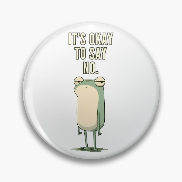 Item preview, Frog Saying It's Okay To Say No designed and sold by 123Long.