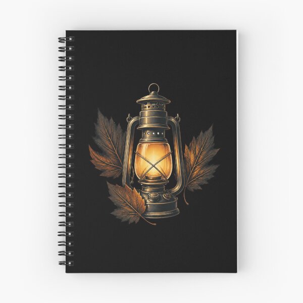 Item preview, Vintage Lantern Autumn Leaves Pocket Size Halloween Art designed and sold by Créative touche .