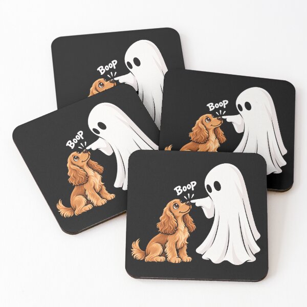 Item preview, Funny Ghost English Cocker Spaniel Dog Boop Halloween Design Mom Dad designed and sold by rafaeltto.