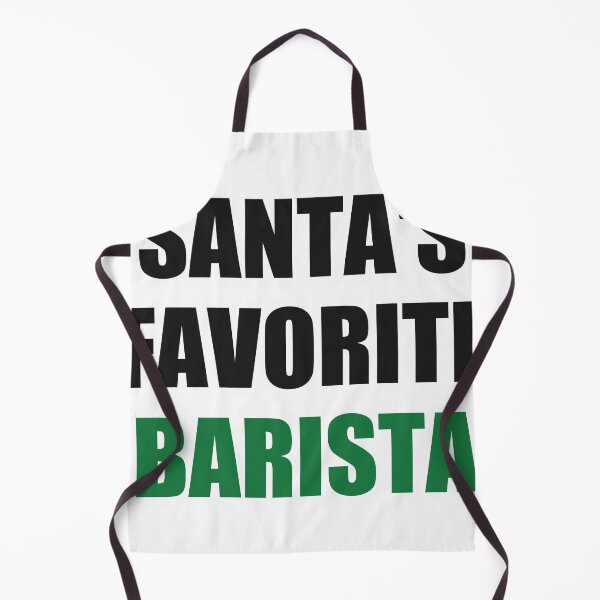 Item preview, Santas Favorite Barista Christmas Shirt designed and sold by Alphakenon.