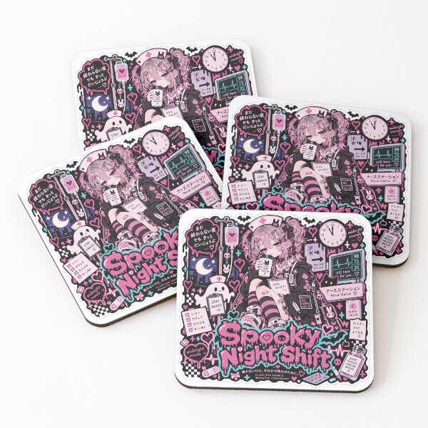 Item preview, Spooky Night Shift Halloween Nurse Illustration designed and sold by medicalkinoko.