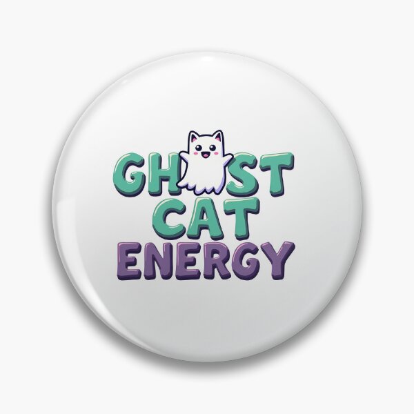Item preview, Ghost cat energy cute cat happy halloween  designed and sold by Panya-Design.