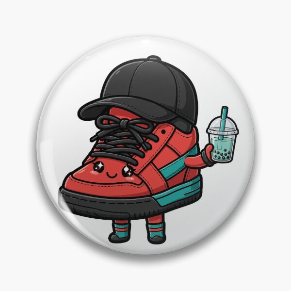 Item preview, Cute Kawaii Sneaker Drinking Bubble Tea designed and sold by PRIME4YOU.