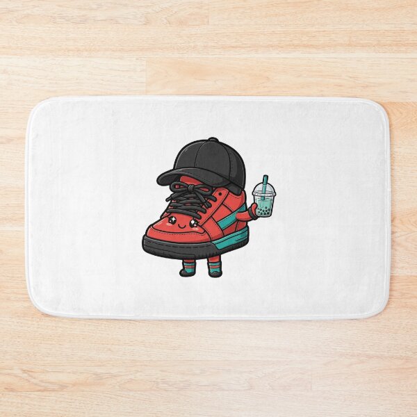 Item preview, Cute Kawaii Sneaker Drinking Bubble Tea designed and sold by PRIME4YOU.