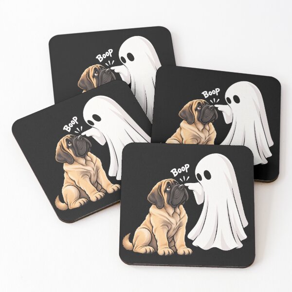 Item preview, Funny Ghost English Mastiff Dog Boop Halloween Design Mom Dad designed and sold by rafaeltto.