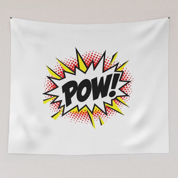 Item preview, POW! Retro Pop Art Comic Burst designed and sold by PICARDDIGITAL.