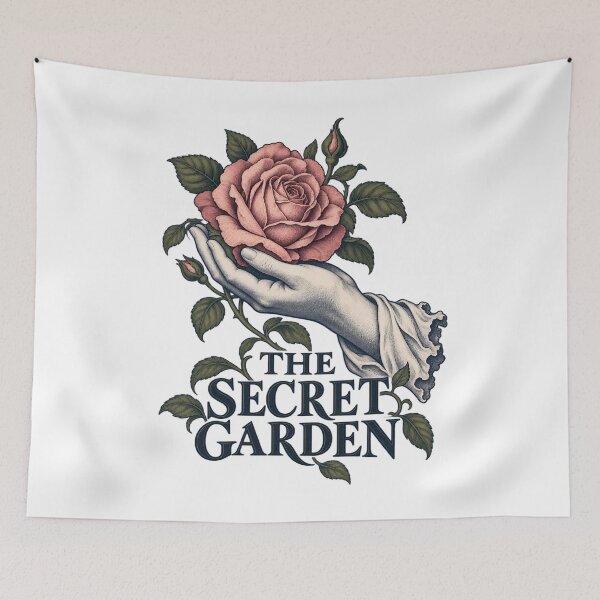 Item preview, The Secret Garden – Rose in Gentle Hands designed and sold by Fenay Designs.