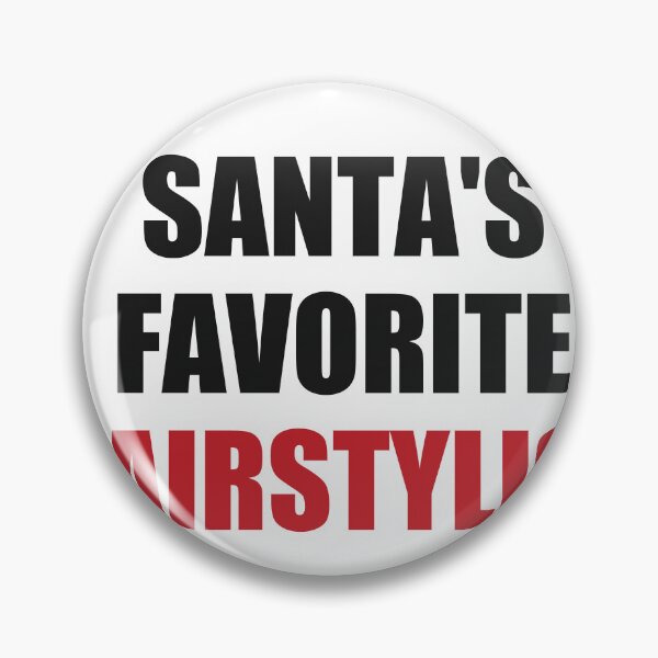 Item preview, Santas Favorite Hairstylist Christmas Shirt designed and sold by Alphakenon.