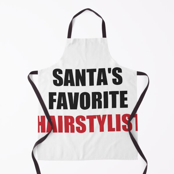 Item preview, Santas Favorite Hairstylist Christmas Shirt designed and sold by Alphakenon.
