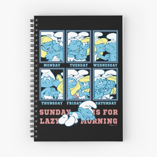 Item preview, The Smurfs Valentine's Day Love All Week But Lazy Sunday Essential designed and sold by circliqueart.