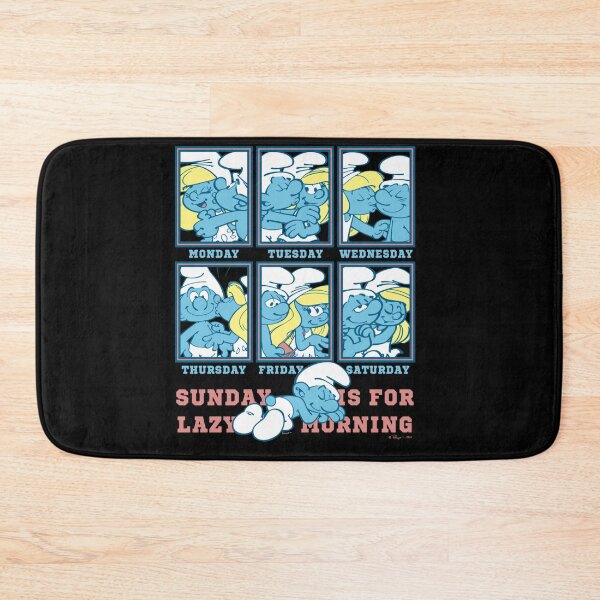 Item preview, The Smurfs Valentine's Day Love All Week But Lazy Sunday Essential designed and sold by circliqueart.