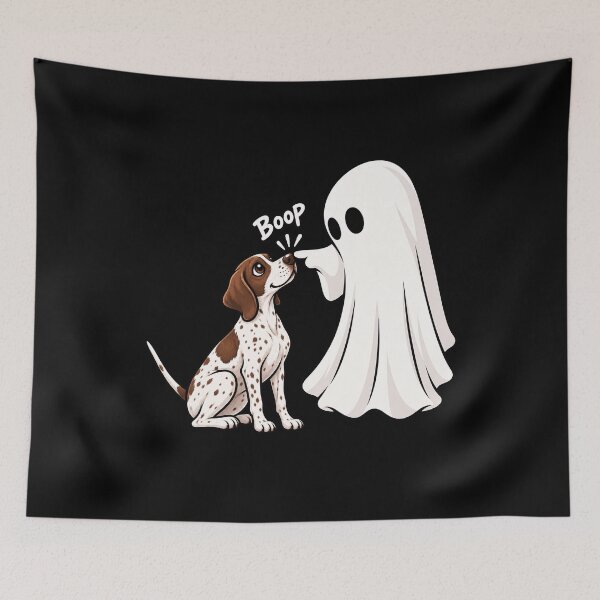 Item preview, Funny Ghost English Pointer Dog Boop Halloween Design Mom Dad designed and sold by rafaeltto.