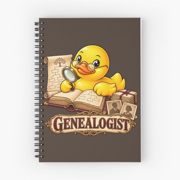 Item preview, Genealogist Rubber Duck Family History Character designed and sold by BROHLine Studio.